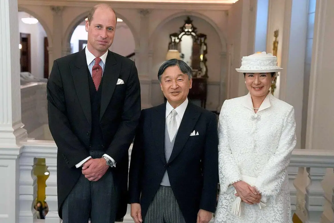 Prince William Takes on Major Role in State Visit, Welcomes Japan Emperor ArticlePure