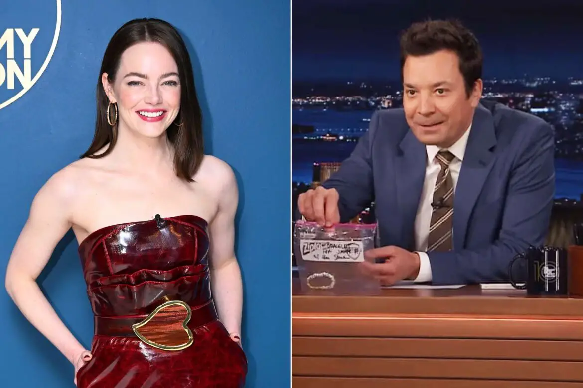 Jimmy Fallon Shows Off Friendship Bracelet Emma Stone Made for Him ArticlePure