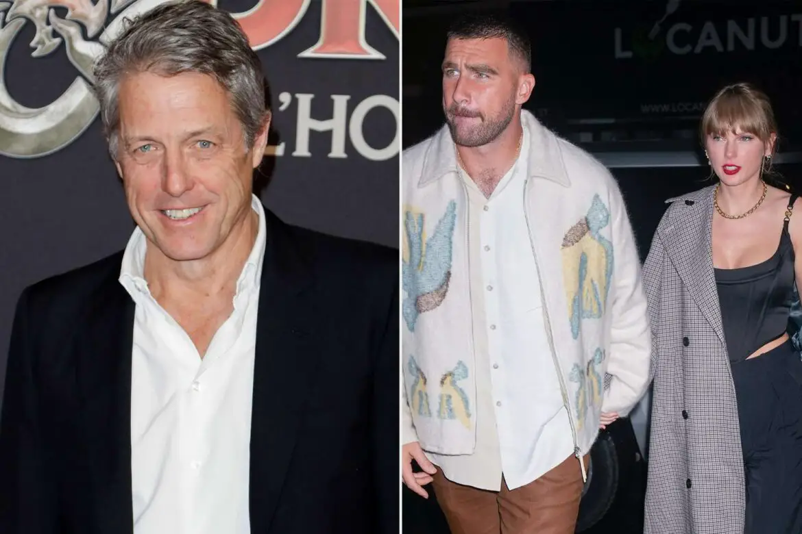 Hugh Grant Celebrates Taylor Swift After Eras Tour, Plus Travis Kelce ArticlePure