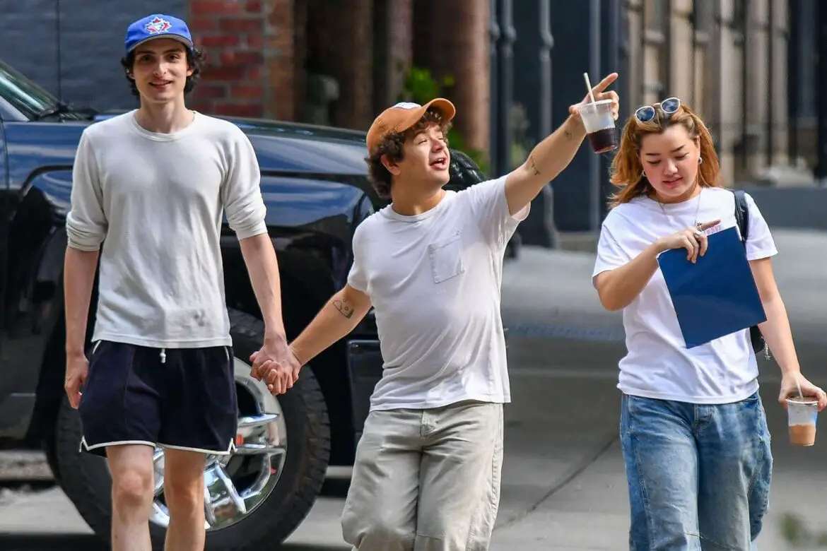 Finn Wolfhard and Gaten Matarazzo Spotted Looking at Real Estate in N.Y.C. ArticlePure