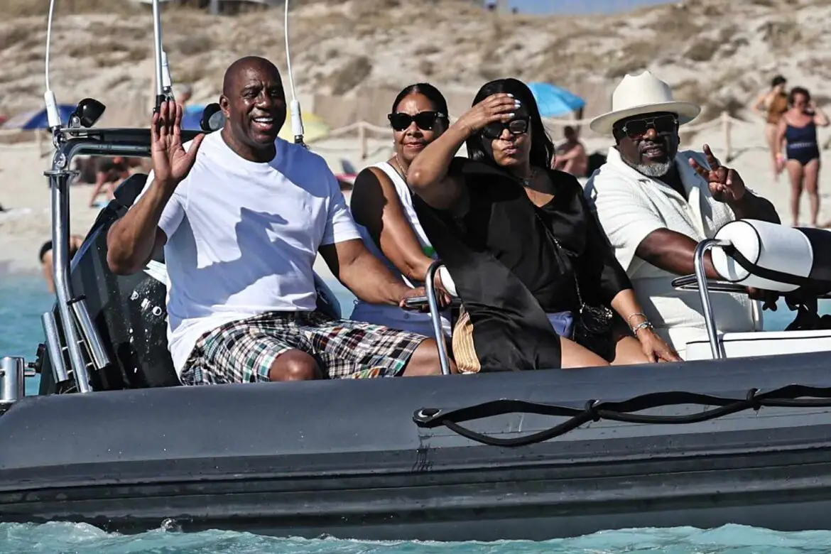 Magic and Cookie Johnson Kick Off Luxe Annual Yacht Vacation with Friends ArticlePure