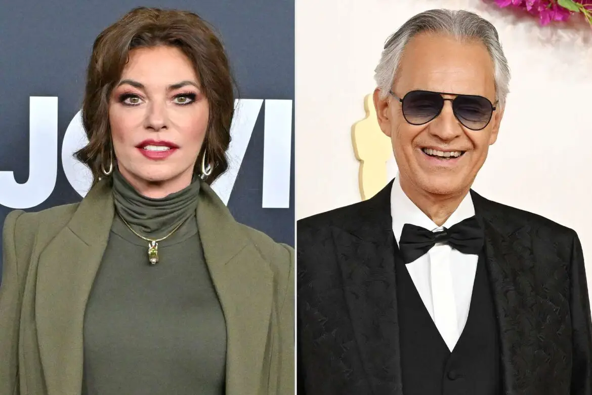 Shania Twain Duets with Andrea Bocelli in Tuscany: Watch ArticlePure