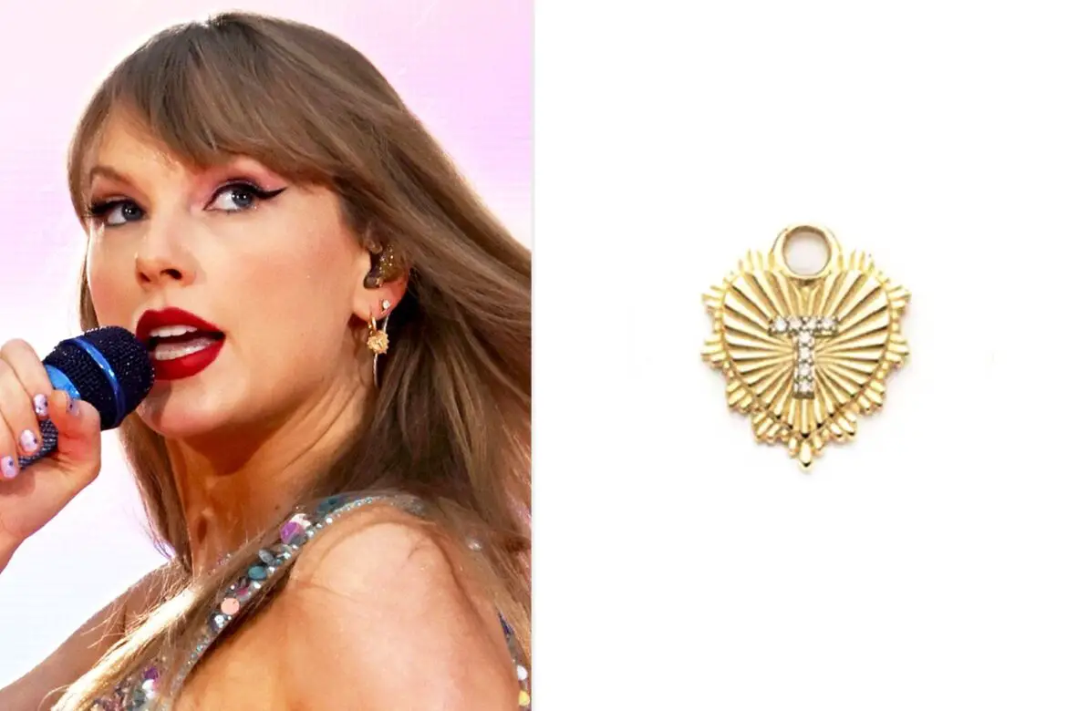 Taylor Swift Wears $1,670 Earring with Diamond ‘T’ Heart Charm at Eras Show in London ArticlePure