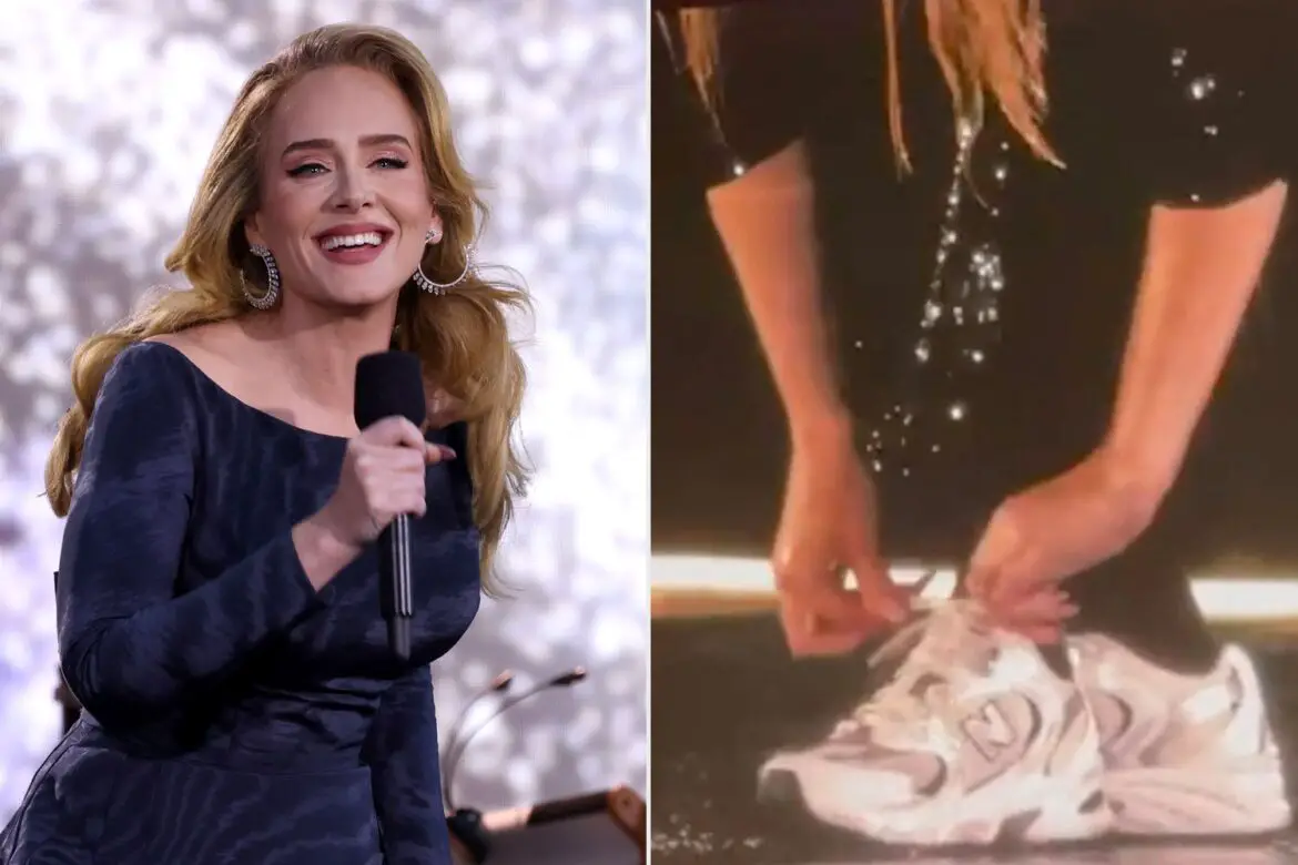 Adele Wears Sneakers amid Rainstorm at Munich Show (Exclusive Photos) ArticlePure