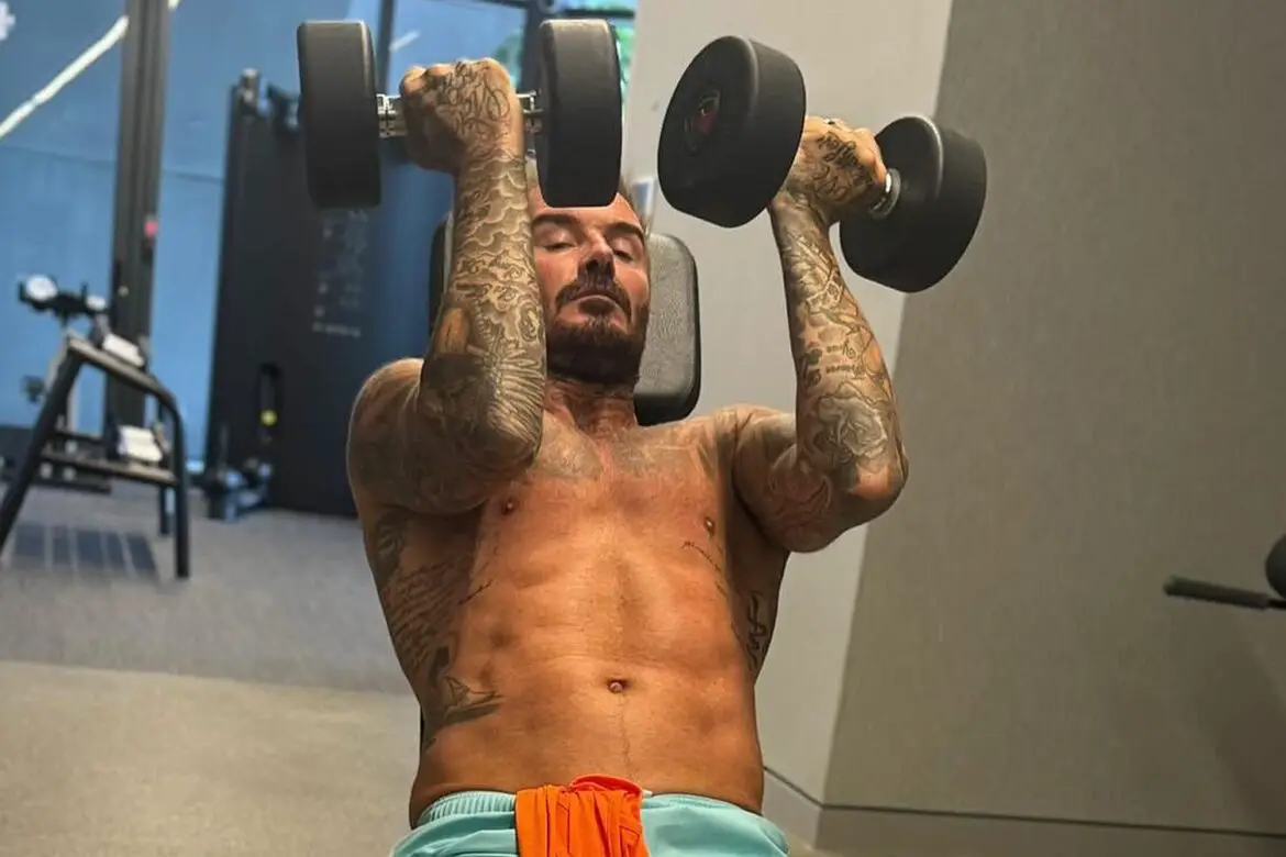 David Beckham Does Shirtless Workout at Wife Victoria’s Request ArticlePure