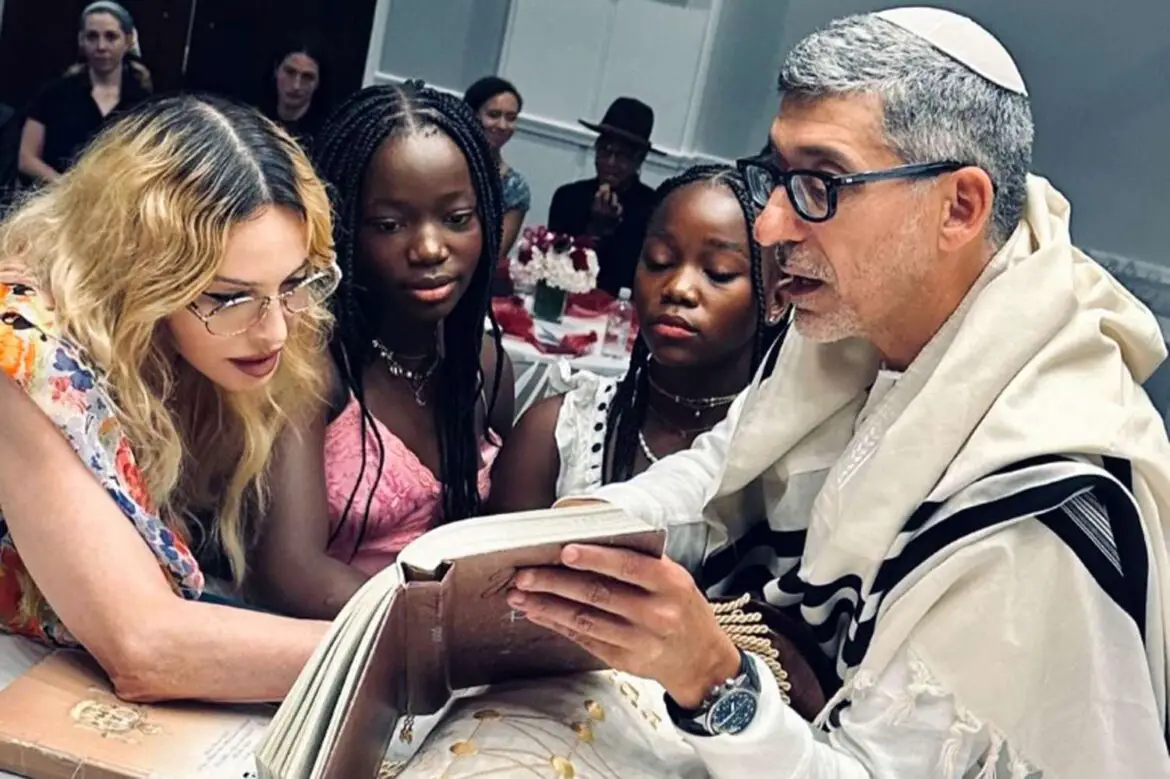 Madonna Celebrates Twin Daughters Stella and Estere at Their Bat Mitzvah ArticlePure