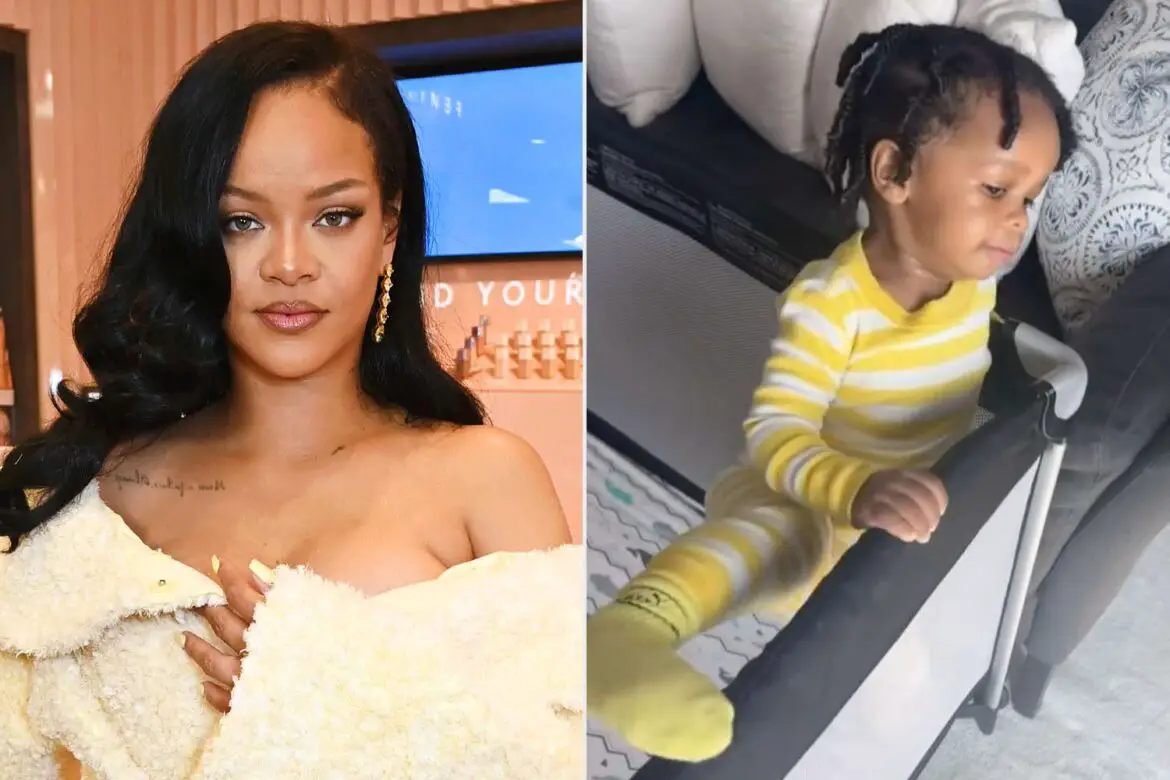 Rihanna and A$AP Rocky’s Toddler Tries to Escape His Playpen ArticlePure