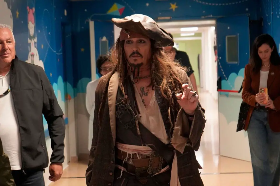 Johnny Depp Surprises Kids at Hospital with Visit Dressed as Jack Sparrow ArticlePure