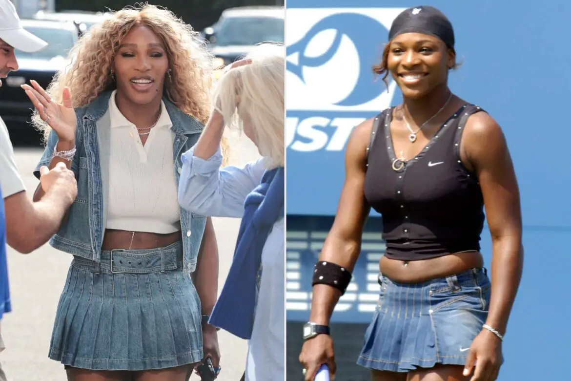 Serena Williams Recreates Denim Look for Wyn Lip Gloss Launch ArticlePure