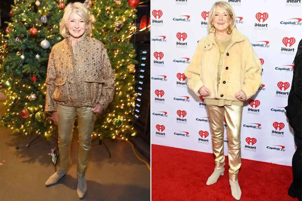 Martha Stewart Recycles Gold Pants, Shoes at N.Y.C. Jingle Ball for 2nd Year ArticlePure