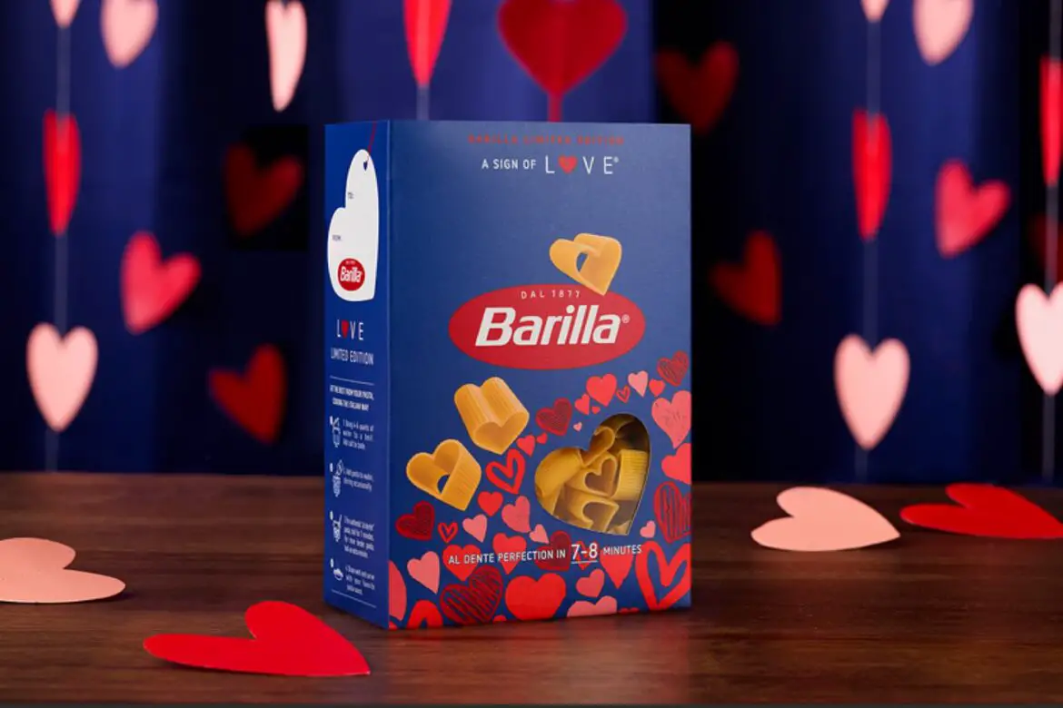 Barilla’s Heart-Shaped Pasta Is Back a Month Before Valentine’s Day ArticlePure