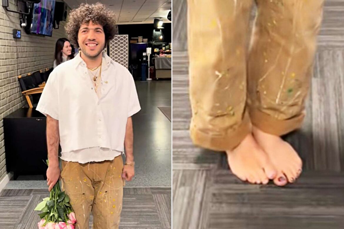 Benny Blanco Shows Off Golden Toenails for ‘The Jennifer Hudson Show’ ArticlePure