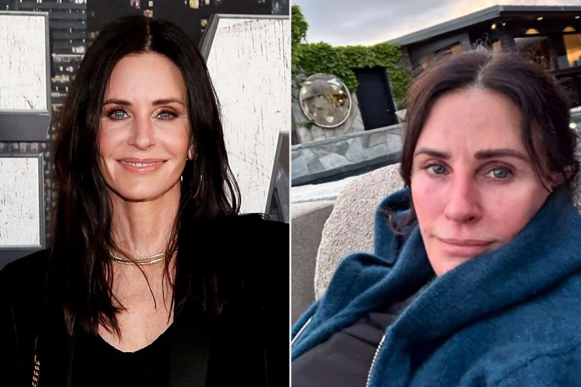 Courteney Cox Posts Her Most Candid Selfies Yet, from Pimple Shots to Allergic Reactions ArticlePure