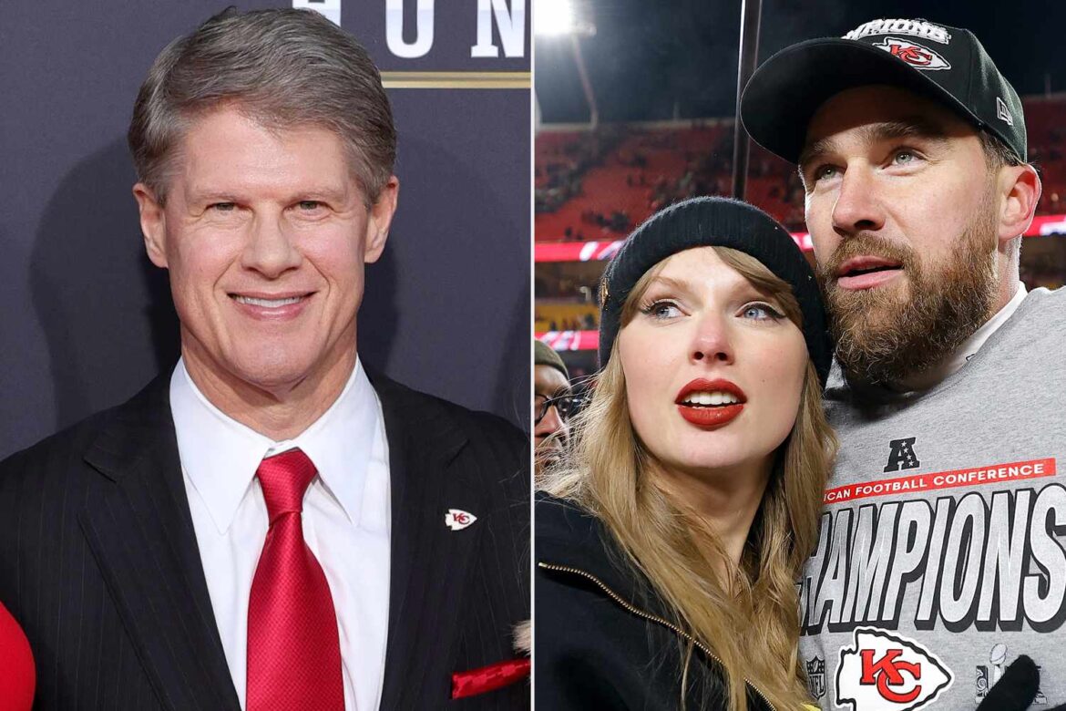 Chiefs CEO Explains Why a Photo of Taylor Swift and Travis Kelce Hangs at Arrowhead Stadium (Exclusive) ArticlePure